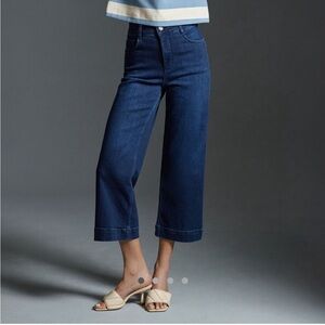 The Skipper High-Rise Crop Wide-Leg Jean by Pilcro